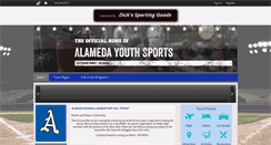 Desktop Screenshot of alamedabaseball.org